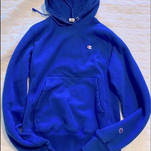 royal blue champion hoodie